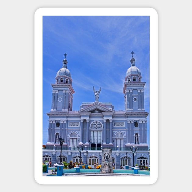 Catedral de Nuestra Senora de la Asuncian, Santiago de Cuba Sticker by bulljup